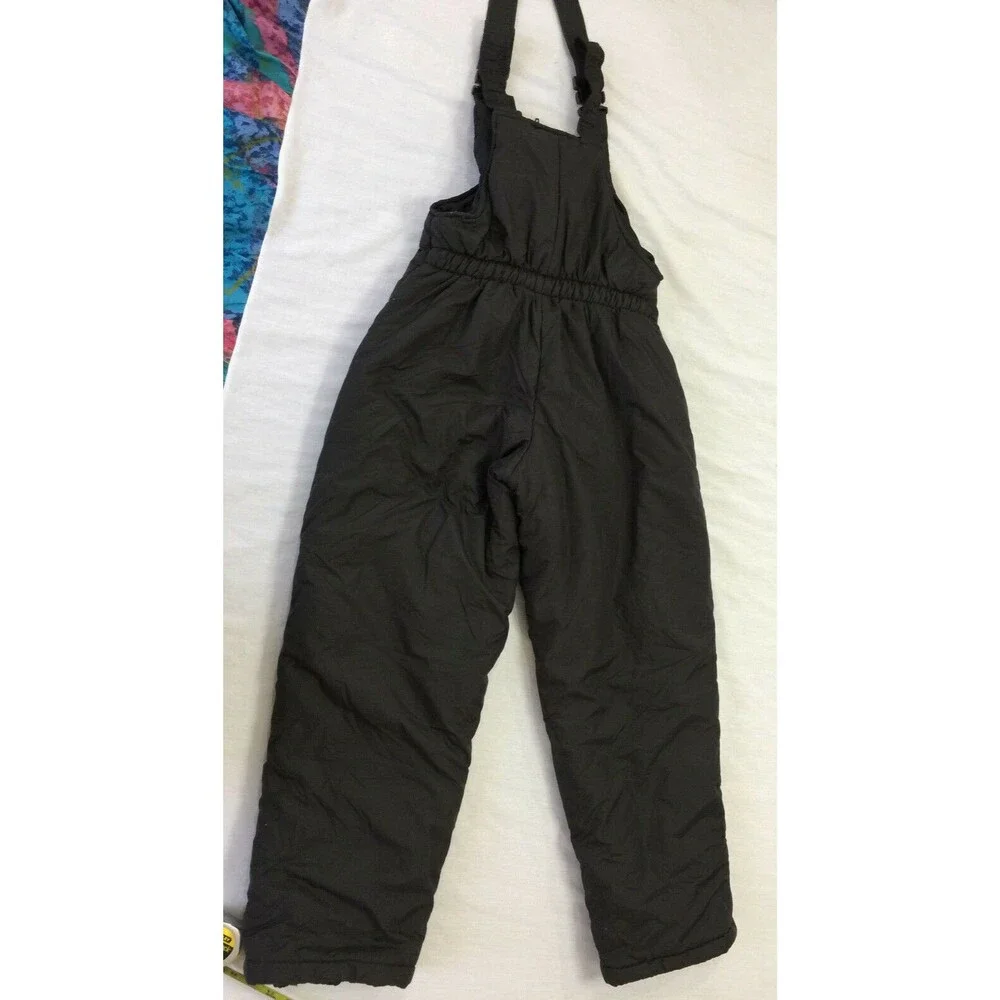 GLACIERS EDGE BOYS GIRLS NYLON SNOW SKI OVERALLS BIBS PANTS SIZE L 14